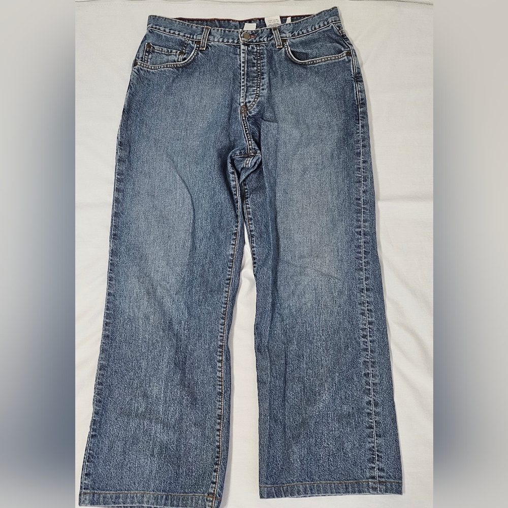 Lucky Brand Dungarees Shrunk Jeans Men's 34x29  Lowrise Bootcut Styl 71811MO Vtg